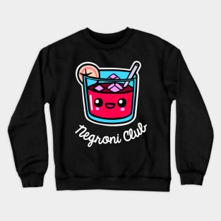Cute Negroni Club Funny Bartender Retro Crewneck Sweatshirt
